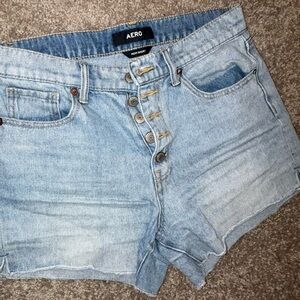 Women's Light Blue Denim Shorts
